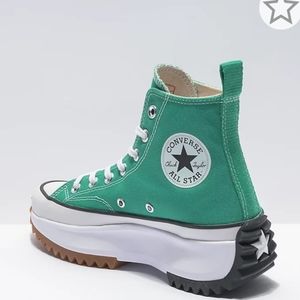 Converse Run Star Hike Court Green High Top Shoes